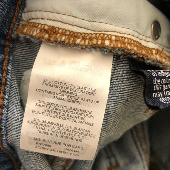 Madewell Crop Wide Leg Button Front Jeans 23 T - Picture 9 of 12